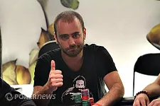 Aquilino López, chip leader