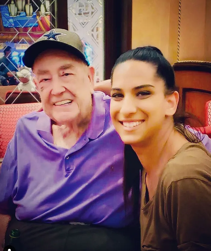 Stefanie Ungar-Campbell and Doyle Brunson