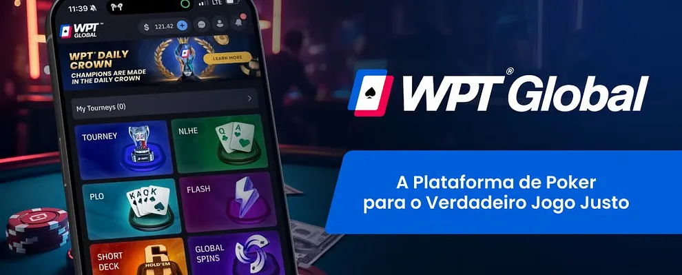 WPT Global aplicativo app para celular mobile