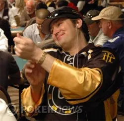 Phil Hellmuth sporting his 11th bracelet
