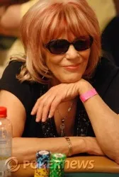 Barbara Enright playing on Day 1d of the Main Event