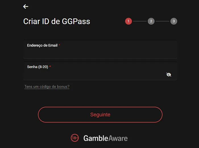 Abrir conta GGPoker