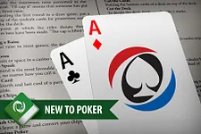 Explaining beginner poker terms including what betting, checking, raising and folding means in a game of poker