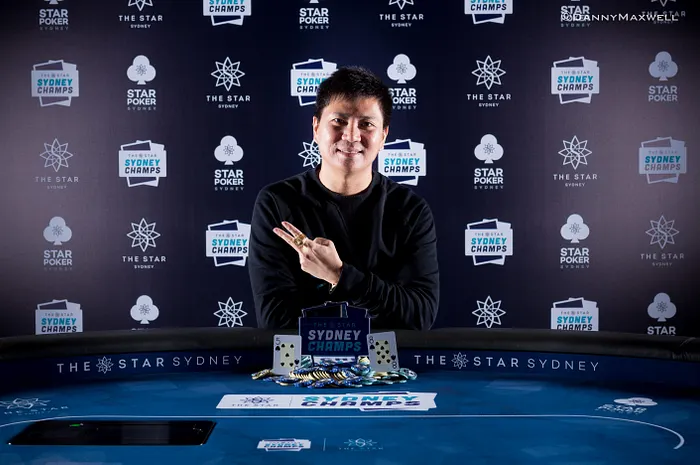 Qiang Fu Wins the 2019 A$1,100 6-Max at The Star Sydney Champs for A$89,003