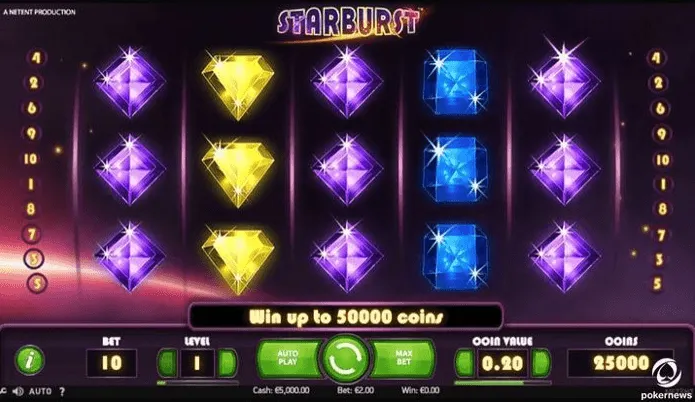 Starburst slot game