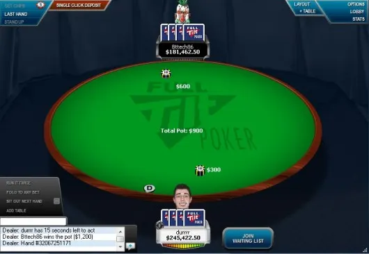 Em Maratona Milionária de 25 Horas, Tom "durrrr" Dwan Lucra ,250,000 no Full Tilt Poker 102