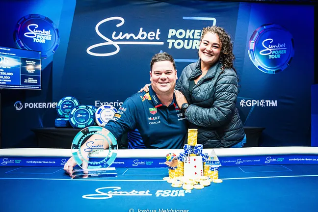 Max Deveson wins the 2025 SPT Time Square ZAR 50,000 High Roller