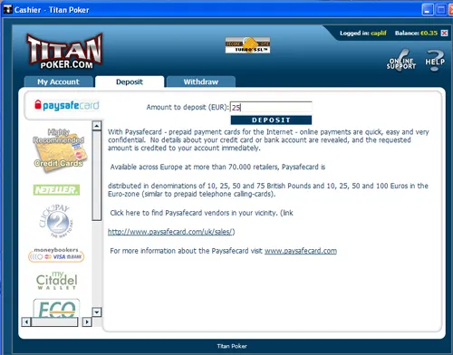 Paysafecard – Método Fácil de Depósito Online 103