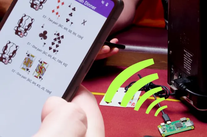 Batota no poker com baralhador de cartas automático