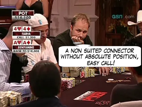 High Stakes Poker Cómico! Negreanu vs Benyamine 103