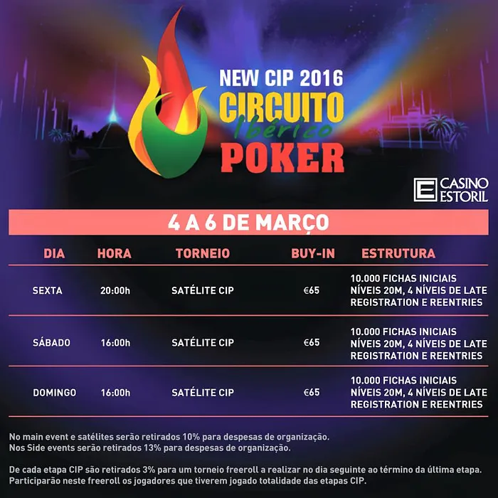 Fim de Semana de Satélites CIP 2016 no Casino Estoril 101