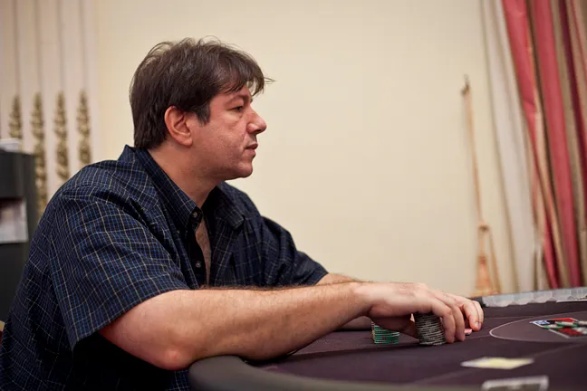 David Benyamine is one of the chip leaders