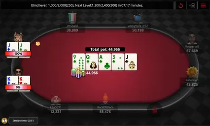 Lipkin gets lucky and doubles up