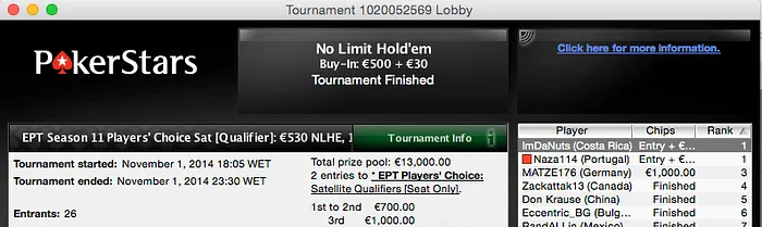 Satélites PokerStars: Luis Faria vai ao PCA 2015 e Naza vai...onde quiser! 101