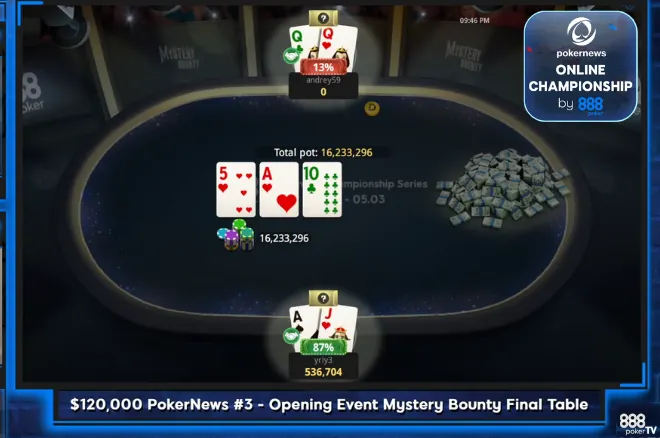 Andrey Luis é vice no Evento #3 do PokerNews Online Championship após acordo bizarro no heads-up