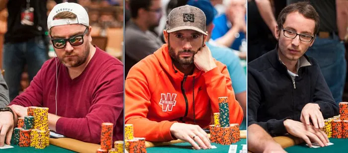 Saout, Messina et Comel (de g. à d.)