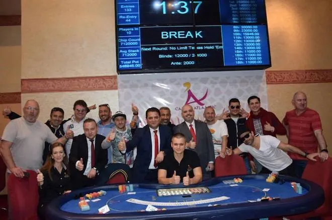Nuno Ribeiro (3º) e Ricardo Barbosa (9º) na FT Main Event Agadir Poker Festival 101