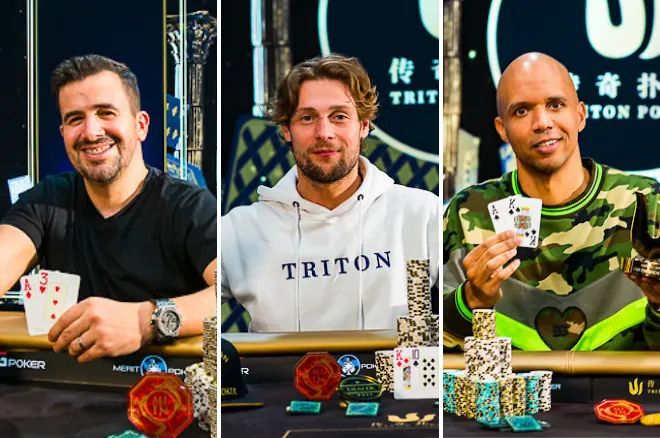 Andras Nemeth, Teun Mulder e Phil Ivey