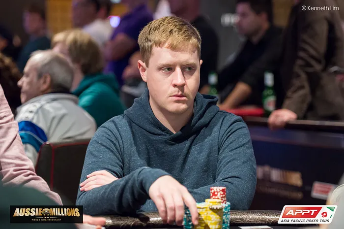 Dylan Honeyman chipleader après le Jour 2 du plus gros Aussie Millions depuis 2010 0001