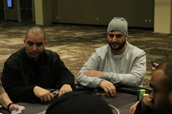 Alex Aqel competes in the 2018 MSPT Wisconsin State Poker Championship