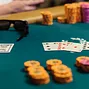 Hellmuth's cards and chips