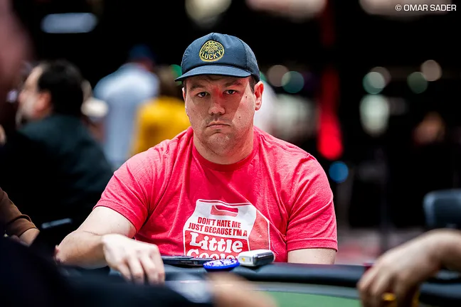 Shaun Deeb is one of five $25K players remaining in Event #97: $3,000 6-Handed PLO.