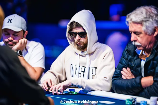 Chip leader Divan Van Wyk