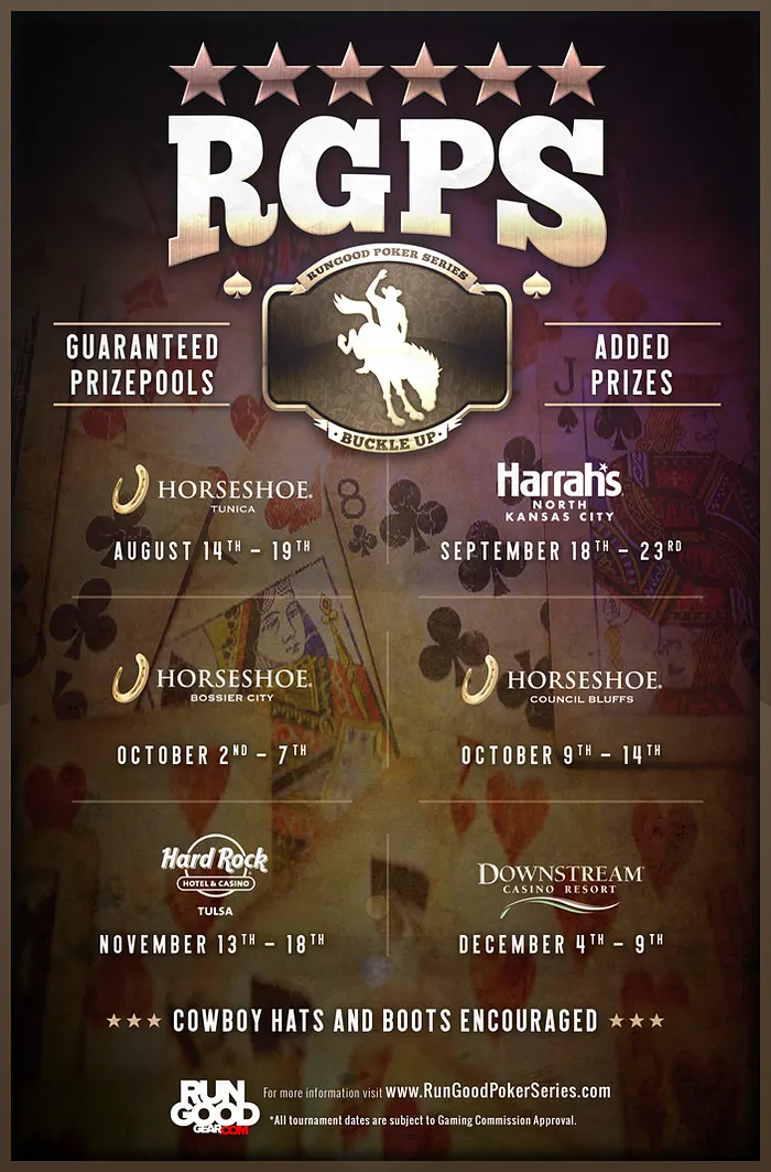 RunGood Announces Six-Stop Season With Old West Theme and Big Blind Ante 101