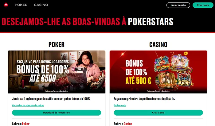 Site oficial para download da PokerStars em Portugal