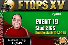 Jeudi 18 février 'nadremark' a remporté le tournoi Event #18 NLHE à 216$ des Full Tilt Poker Online Poker Series FTOPS XV.