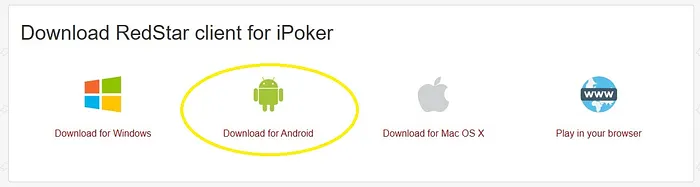 Download redstar poker android