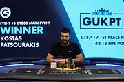 Kostas Patsourakis is the 2023 GUKPT Leeds Main Event Champion