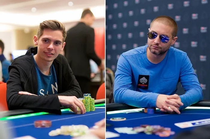 Fedor Holz (left) and Chance Kornuth (right)