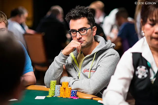 Antonio Esfandiari is running better in the tournament than he is in side bets.