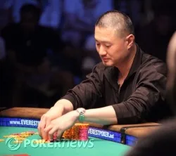 From short stack to chip leader, Kevin Hong