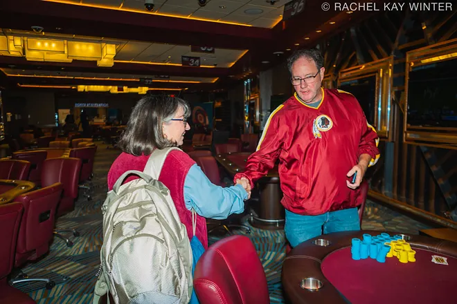 Hennigan and Furey Shake Hands