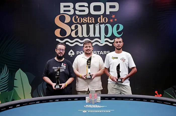 Geraldo César, Gabriel Medeiros e Neto Ribeirro