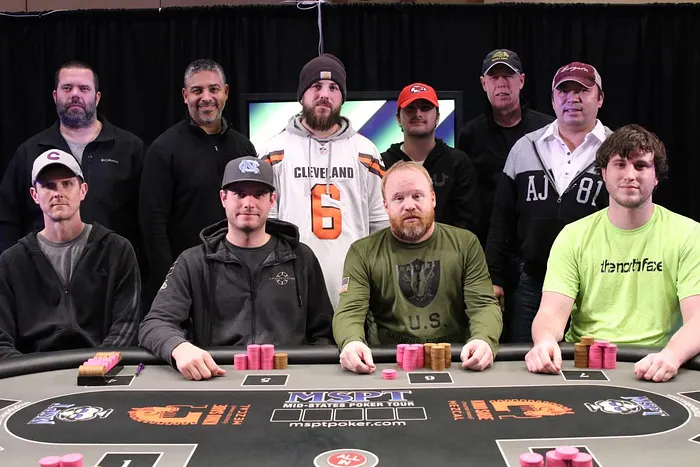 The MSPT Meskwaki final table.