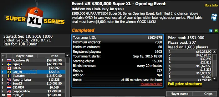 João Mathias Vice no Super High Roller do Party Poker (.500) & Mais 101