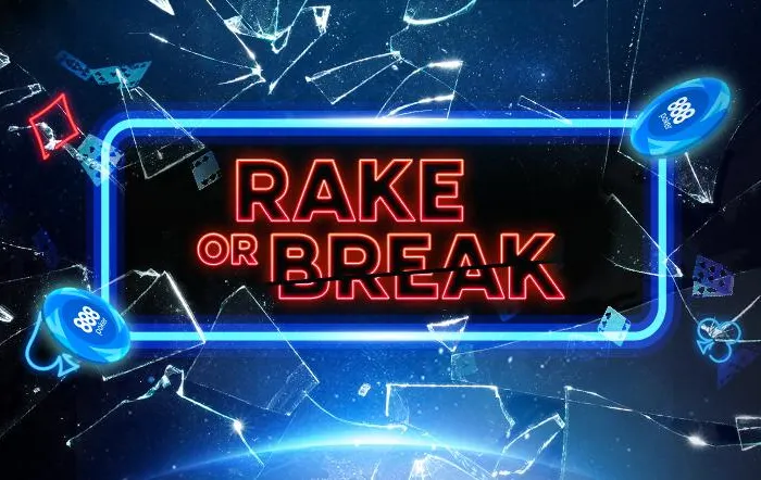 888poker Rake or Break tournaments are being introduced this weekend.