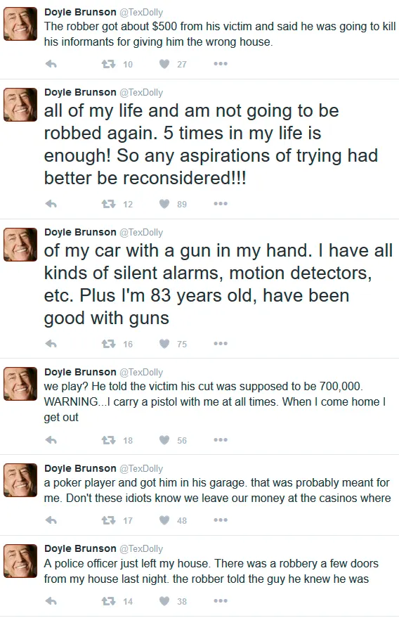 Quiseram Assaltar Doyle Brunson Mas Enganaram-se na Casa! 101