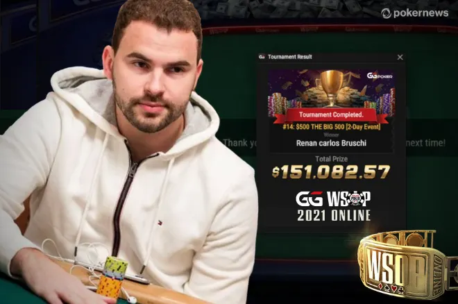 Renan Bruschi conquista primeiro bracelete WSOP da carreira