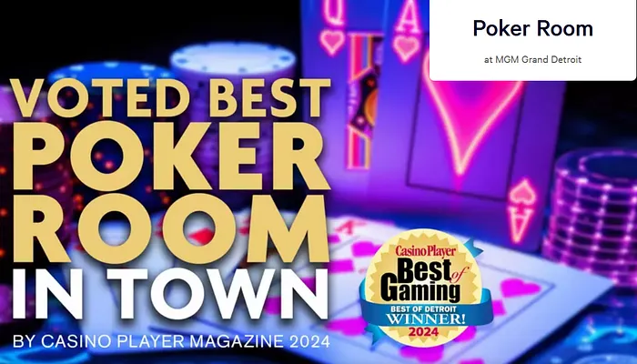 BetMGM Grand Detroit - Voted best poker room