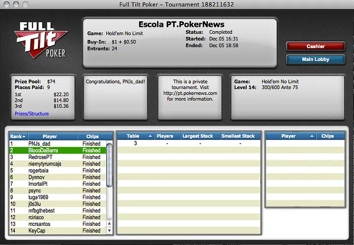 Liga PT.PokerNews - BlocoDaBarra Dá um ar da sua graça 101