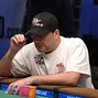 Mike Matusow reacts to Lindgren's all-in raise
