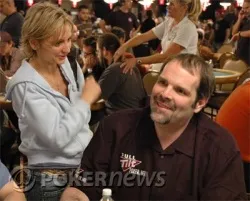 Howard Lederer & Jennifer Harman who were seated next to each other today.