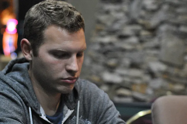 Justin Filtz has ran kings into aces in two huge pots.