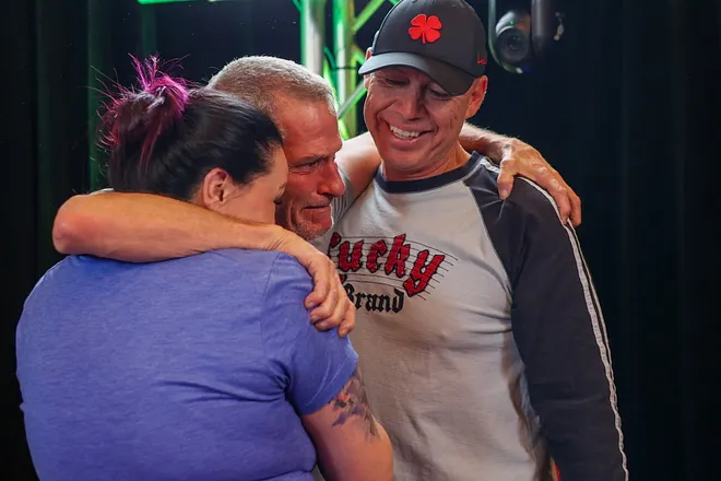 Glenn Schaefers, Dana Castaneda and Steve Belland