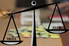 Skill Determines How Much Luck You Need to Win in Poker