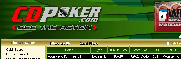 Hoje às 19:45 ,000 em Dinheiro e Tickets 0K GTD em Jogo na William Hill e CD Poker 102